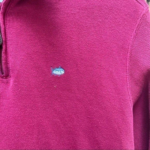 Southern Tide Sweater The Skipjack 1/4 Zip Pullover Long Sleeve Women's Size M - Picture 3 of 4